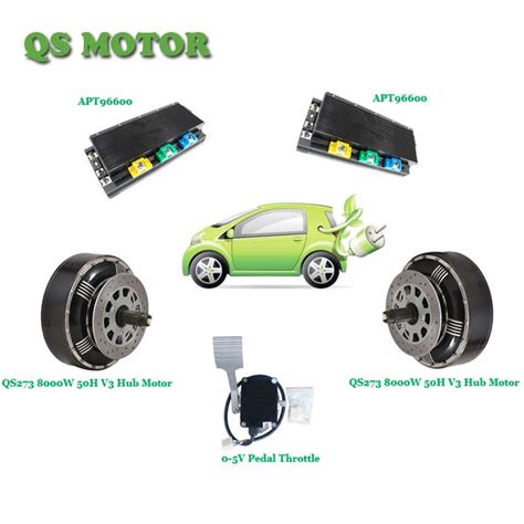 Qsmotor 2wd 8000w 96v Small Electric Car Conversion Kits E Smart Way