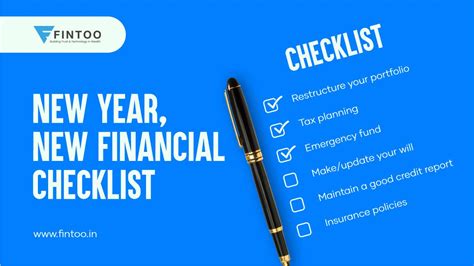Financial Checklist Start 2023 Off Right Fintoo Blog