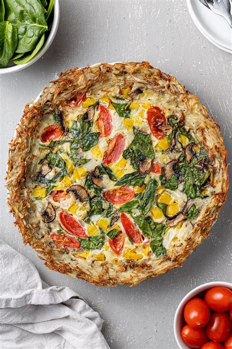 Easy Potato Crust Quiche The Clean Eating Couple