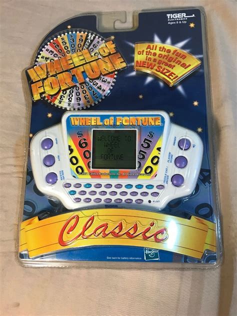 Tiger Handheld Wheel Of Fortune 20th Anniversary Edition Game 2002 For