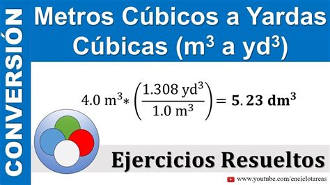 Metros Cúbicos a Yardas Cúbicas (m3 a yd3) - PARTE 1 - YouTube