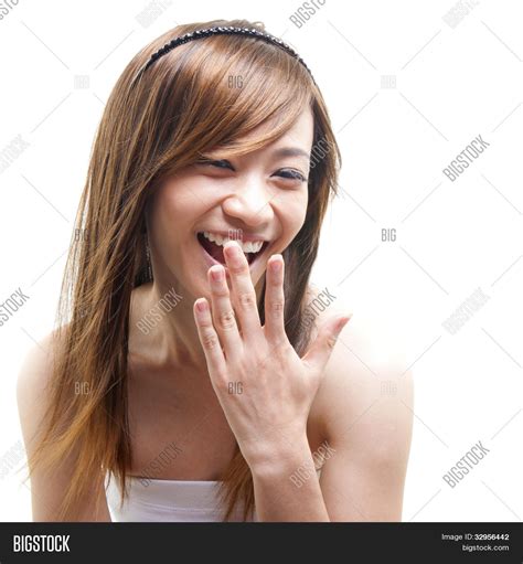 Laughing Asian Woman Image And Photo Free Trial Bigstock
