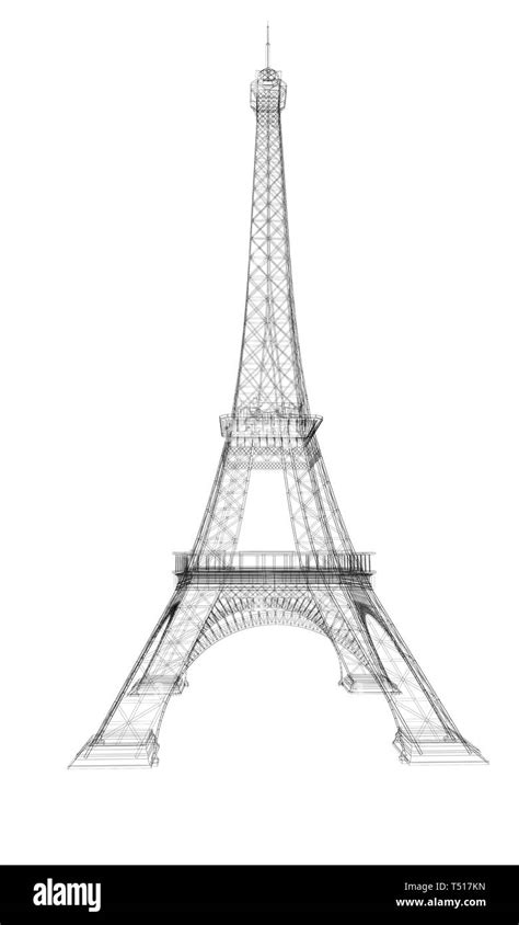 Discover 139 Eiffel Tower Drawing 3d Vn