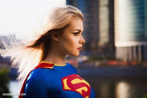 Model Irina Meier Irinemeier In Cosplay Supergirl From Dc Comics