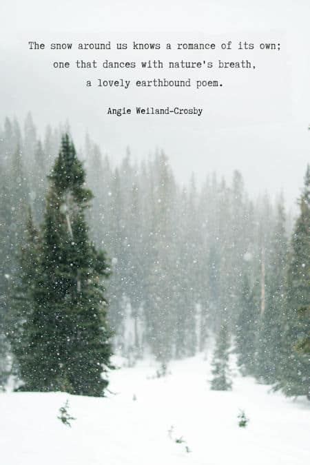 Winter Quotes And Snow Quotes To Make Your Soul Sparkle Winter Love