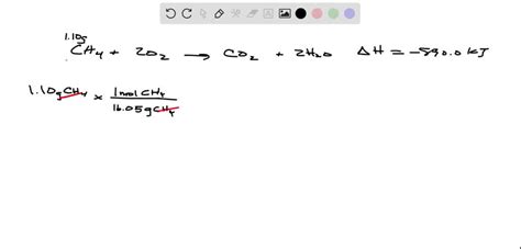 Solved In The Presence Of Excess Oxygen Methane Gas Burns In A