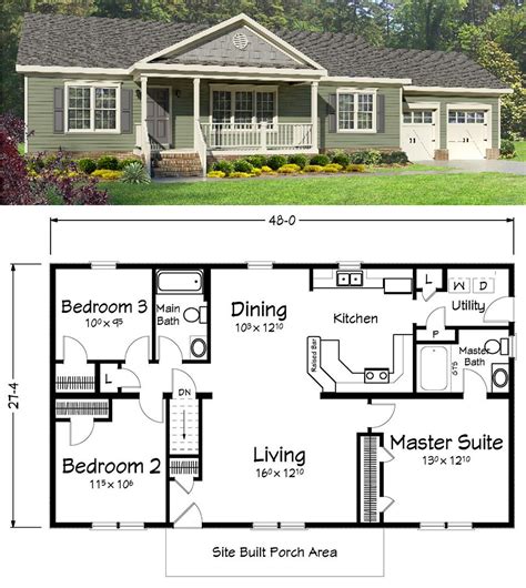 Ranch Style House Plans With Open Floor Plan Meaningcentered