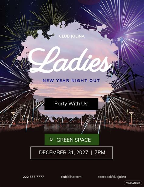 New year flyer template by stylewish (buy psd layout $9). End Of Year Flyer : Coming Up End Of The Year Party Stv ...