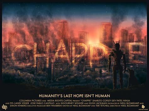 Poster Posse Art Series For Neill Blomkamps Sci Fi Film Chappie
