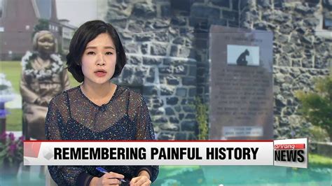 memorial tablet for victims of japan s wartime sex slavery unveiled in new jersey video