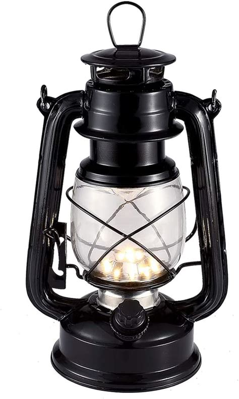 Vintage Style Led Hurricane Lantern Warm White Electric Kerosene Lamp