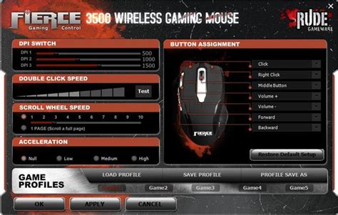 Review Rude Gameware Fierce 3500 Gaming Mouse Neowin
