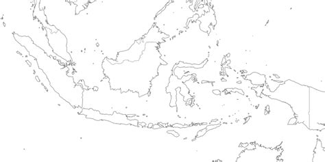Download Peta Indonesia Hitam Putih Png Indonesia Map Blue Images
