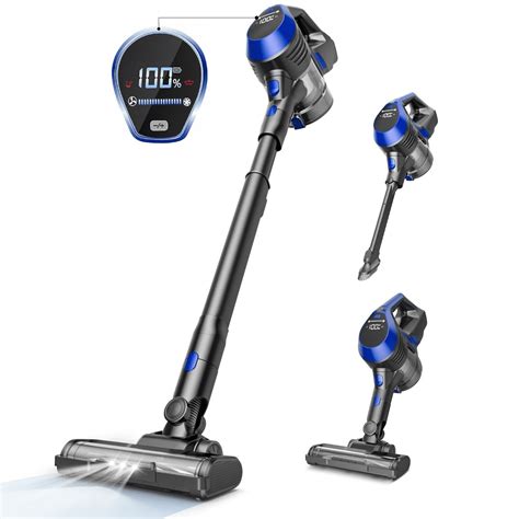 Moosoo Xc1 Cordless Vacuum Lightweight Stick Vacuum Cleaner With Large