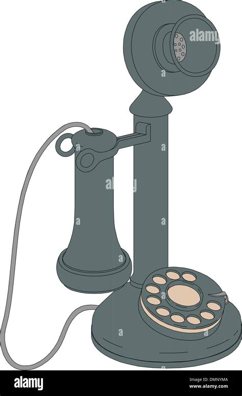 Vector Vintage Telephone Stock Vector Image And Art Alamy