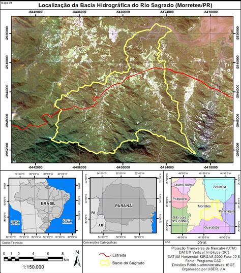 11º sinageo mapeamento das unidades geomorfológicas da bacia hidrográfica do rio sagrado