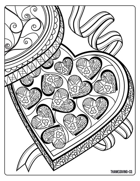 4 Free Adult Coloring Pages For Valentine S Day That Will Bring Out