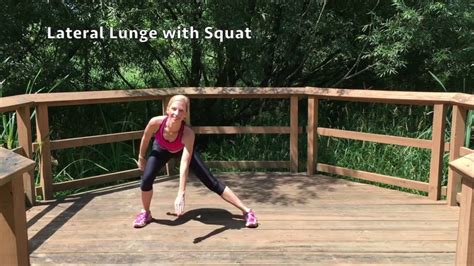 Lateral Lunge With Squat Youtube
