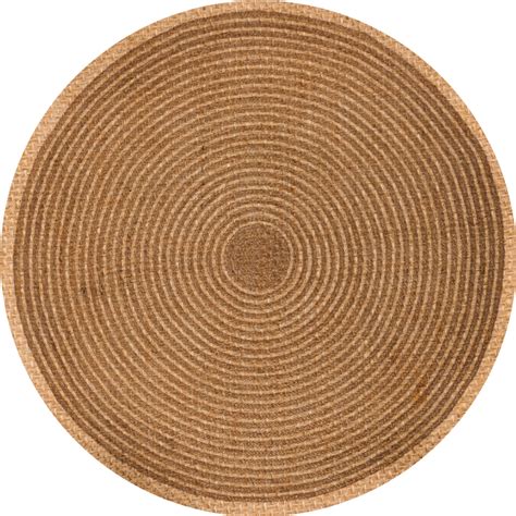 Woven Round Cotton Texture Nordic Style Rugs Tenstickers