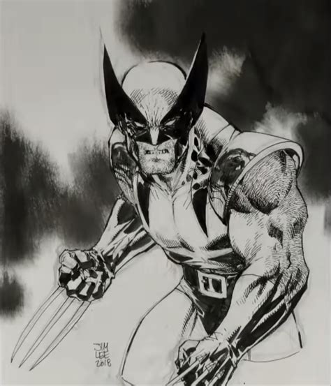 Wolverine By Jim Lee Dc Comics Artwork Marvel Comics Art Marvel
