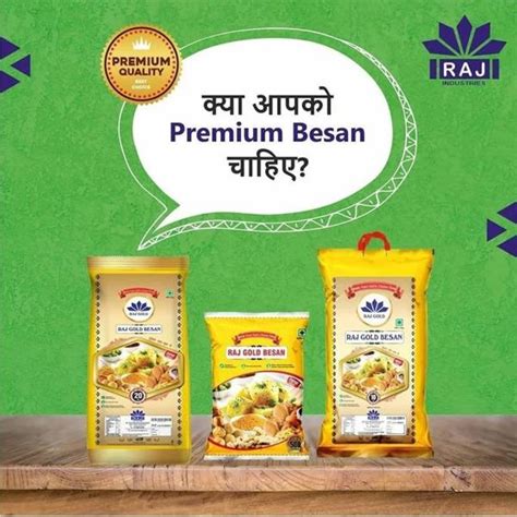 Raj Gold Besan Pure Chana Daal Besan Gram Flour Gram Flour Besan