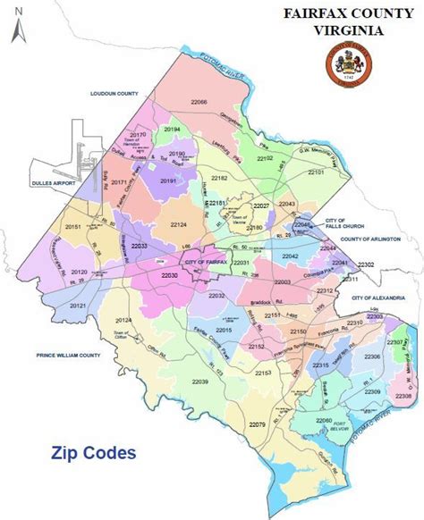 Fairfax County Va Zip Code Map Fairfax County Va Pinterest Zip