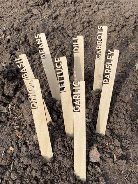 Vegetable Garden Markers Herb Markers Plant Stake Custom Etsy