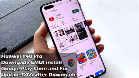 Download the app from the link at end of article. Huawei P40 Pro Downgade EMUI install Google Play Store and fix update OTA after downgade EMUI 11 ...