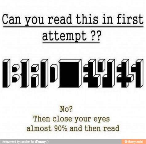 Can You Read This Funny Mind Tricks Illusions Mind Mind Tricks