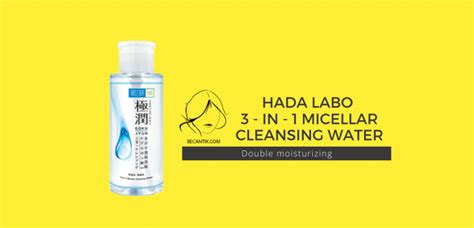 Hada labo gokujyun cleansing oil is also hada labo super hyaluronic acid moisturizing cleansing oil. Hada Labo 3 - in - 1 Micellar Cleansing Water Archives ...