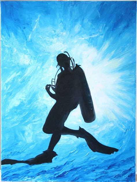Scuba Diver Painting At Explore Collection Of