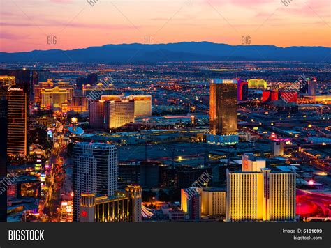 Las Vegas Sunset Image And Photo Bigstock