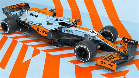 Mclaren Reveal Retro Blue And Orange Gulf Oil Legendary Livery For F1