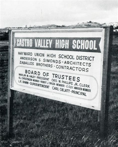 Castro Valley High School — Hayward Area Historical Society