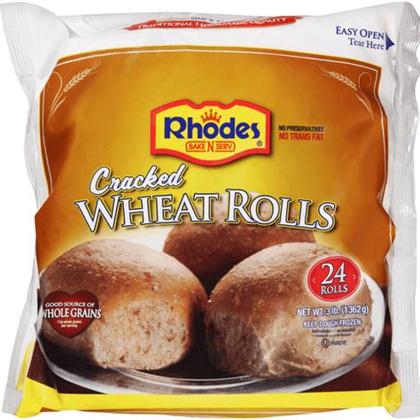 Rhodes Bake N Serv® Frozen Cracked Wheat Rolls Dough 24 Ct Bag Buns And Rolls Reasor S
