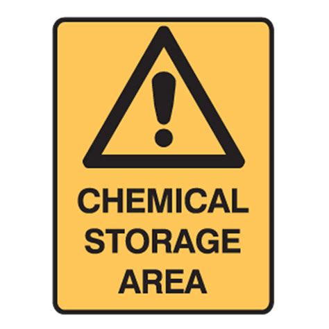 Dangerous Goods Signs Warning Sign Chemical Storage Area