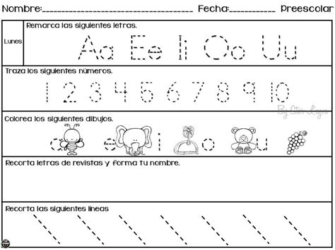 Cuaderno De Repaso Para Preescolar E Infantil 2 Imagenes Educativas