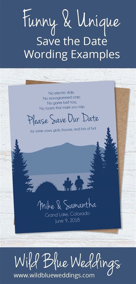 Funny Save The Date Wording Examples You Might Not Have Seen Before
