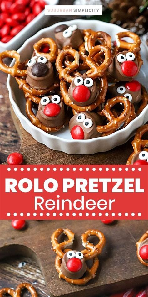Rolo Pretzel Reindeer Is The Perfect Christmas Pretzel Treat Salty And
