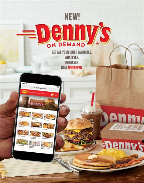 Denny's Is Now Delivering 24/7!Delish menu Denny's Restaurant, New