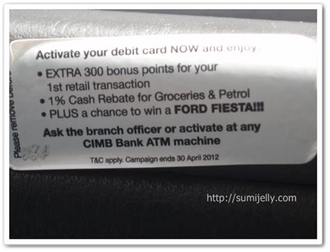 Ia serupa dengan kad kredit, tetapi tidak seperti kad kredit. 1 Tukar Kad ATM CIMB ke DEBIT CIMB Master pula!Sumijelly ...