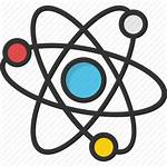 Atom Clipart Science Icon Electron Colorful Atomic