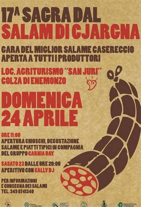 Sagra Del Salame Carnico A Enemonzo 2016 Ud Friuli Venezia Giulia