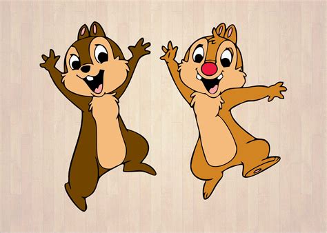 Chip And Dale Svg 018 Svg Dxf Cricut Silhouette Cut File Etsy