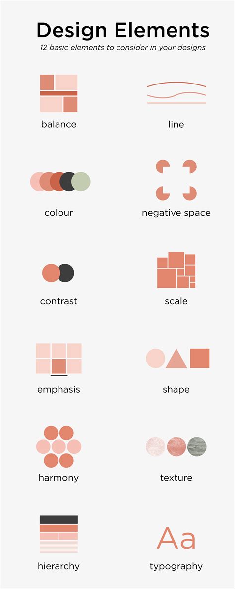 12 Basic Design Elements Dicas De Design Gráfico Elementos Da