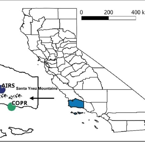 Caption Figure 1 Location Of Stations In Santa Barbara County