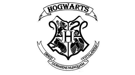 Harry Potter House Logos Black And White