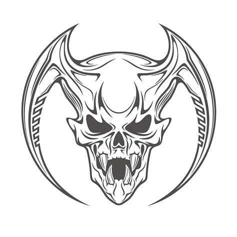 Devil Skull Drawing At Explore Collection Of Devil