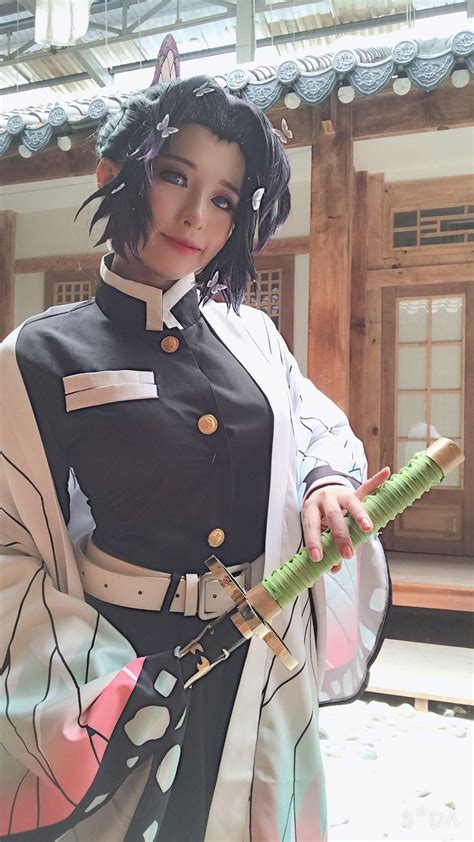[self] sharing my kochou shinobu from demon slayer cosplay r cosplay demon slayer kimetsu