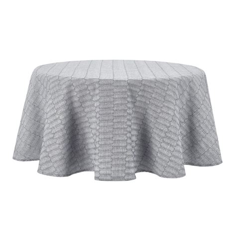 Martha Stewart Geometric Round Tablecloth And Reviews Wayfair